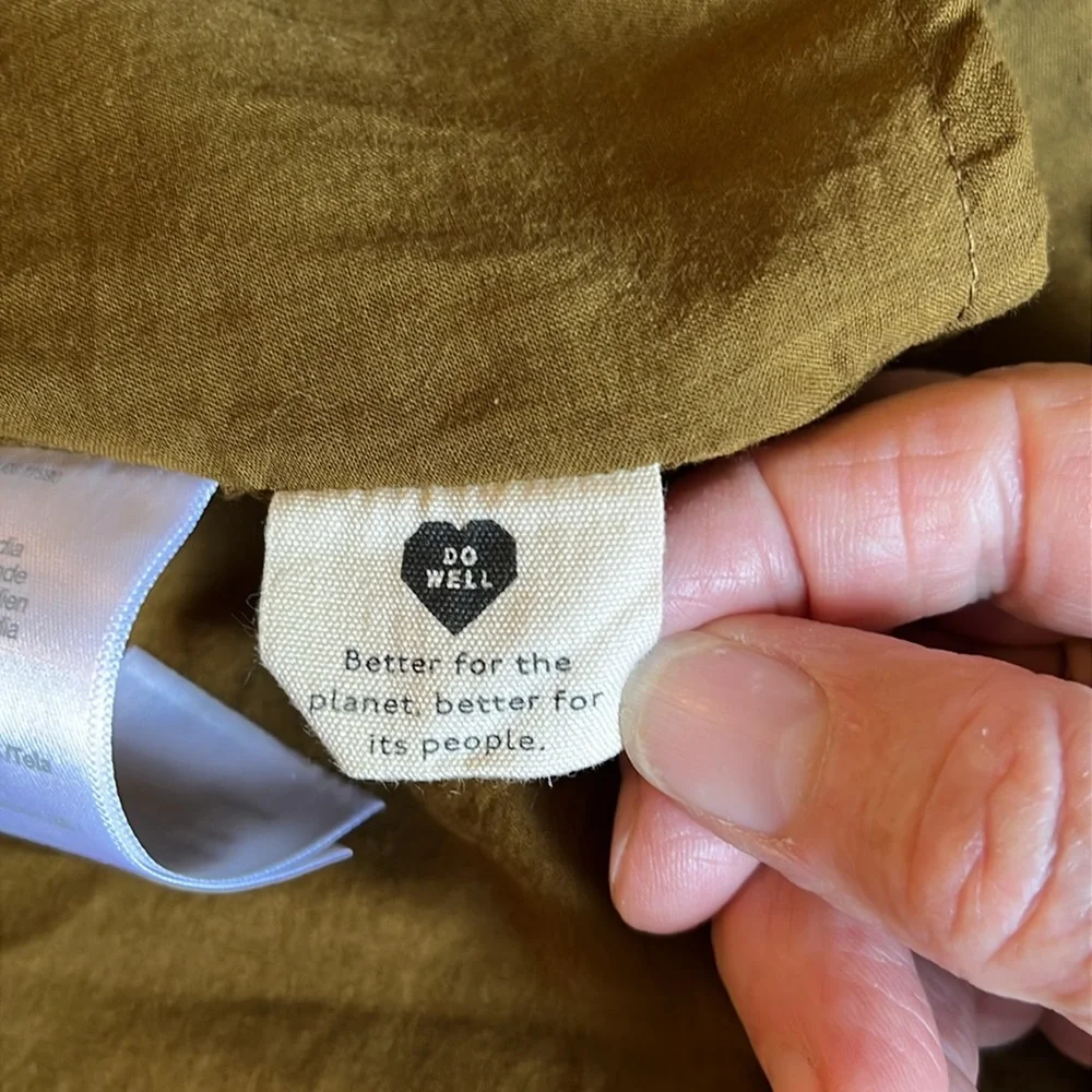 Madewell Ruffle-Sleeve Tiered Midi Dress in Daisy Stitch Size L - Belt included - Picture 4 of 14